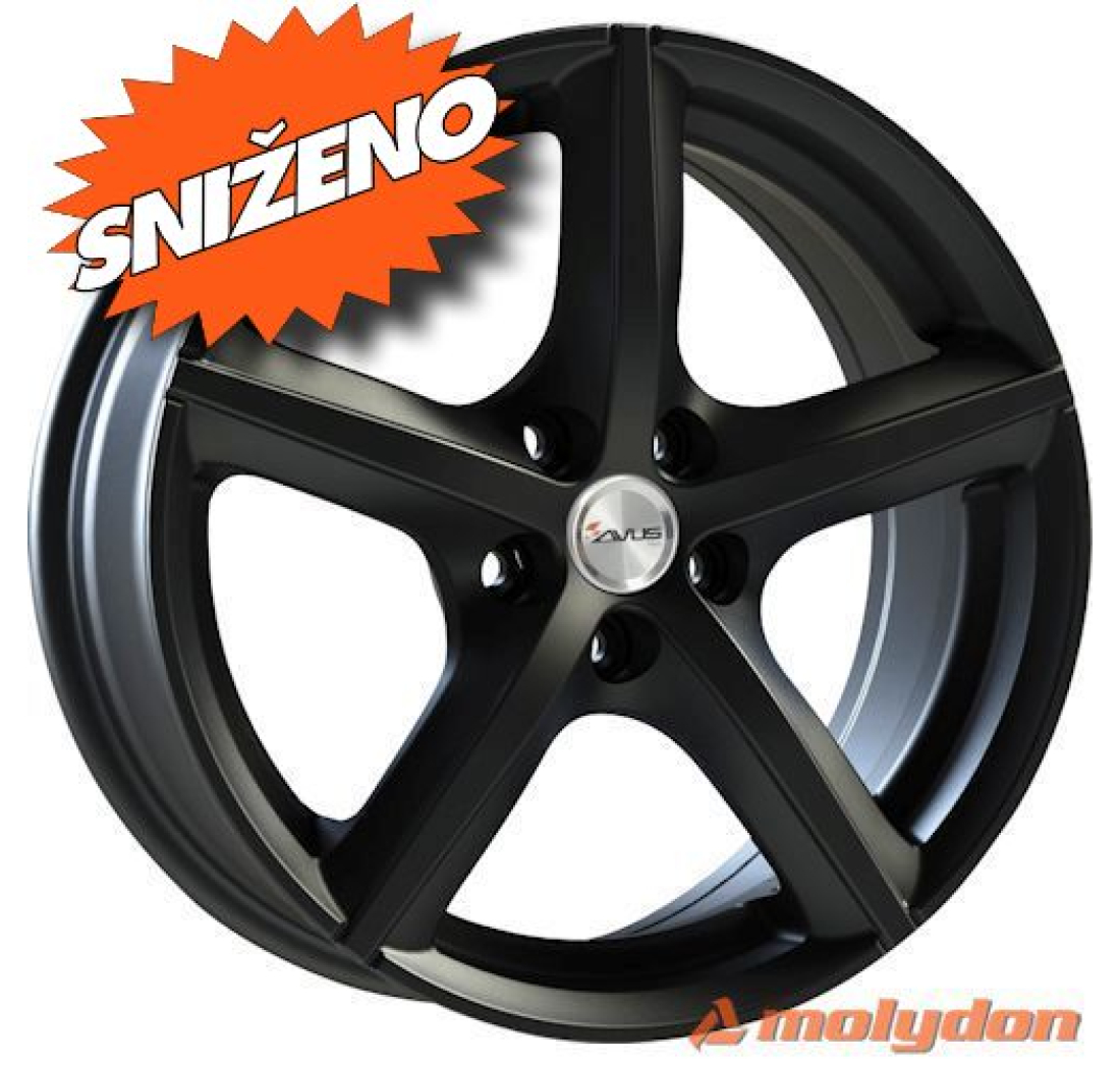 AF8 6.50X16 ET25 4/108 AVUS (65,1) MATT BLACK